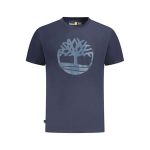 Timberland Blå Bomulls T-Shirt för Herrar