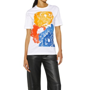 Salvatore Ferragamo Witte Katoenen T-shirt