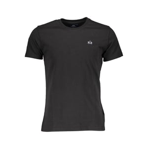 La Martina Zwart Katoenen T-Shirt voor Mannen