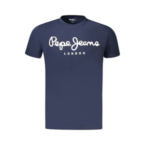 Pepe Jeans Blauwe Katoenen Heren T-Shirt