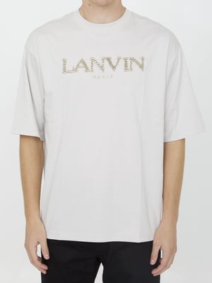 Katoenen t-shirt met logo casual korte mouwen
