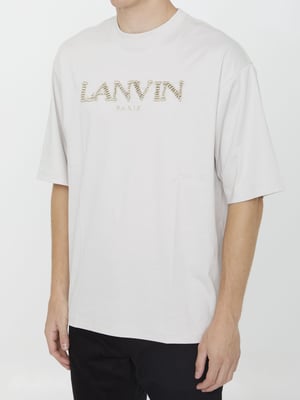 Katoenen t-shirt met logo casual korte mouwen