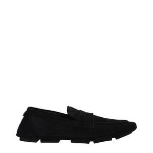 Dolce & Gabbana Svarta Läder Slip-On Loafers
