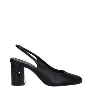 Max Mara Zwarte Leren Hakken