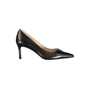 Twinset Zwarte Leren Dames Klassieke Schoen