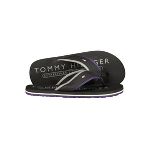 Tommy Hilfiger Nero Polyester Heren Slipper