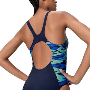 Speedo hyperboom splice muscleb 1p wedstrijd badpak dames -
