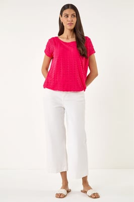 Cut Out Detail Stretch Top