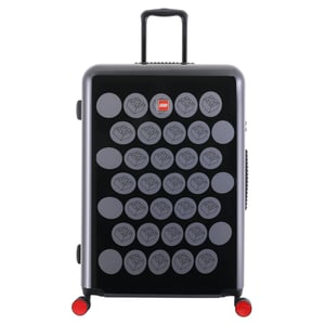 Lego 100L ColourBox Brick Dots Black/Grey Suitcase