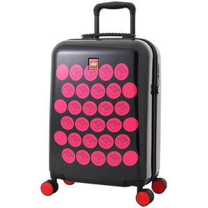 Lego 100L ColourBox Brick Dots Black/Pink Suitcase