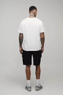 Tall Basic Relaxed Fit Cargo Jersey Short