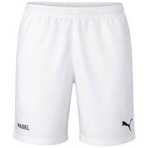 Puma teamLiga 7inch Mens White Padel Shorts