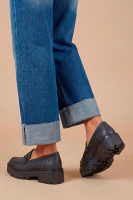 Faith: Thea Faux Leather Chunky Loafers