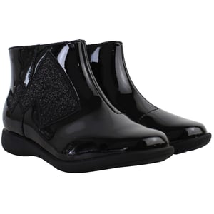 Clarks Etch Trail K. Kids Black Boots