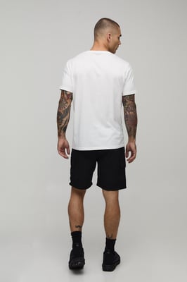 Relaxed Fit Elasticated Nylon Cargo Shorts