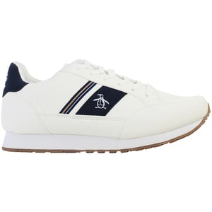 Penguin Bremen Mens White Trainers