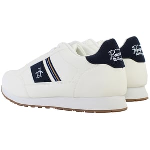 Penguin Bremen Mens White Trainers