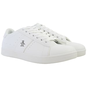 Penguin Steadman Mens White Trainers