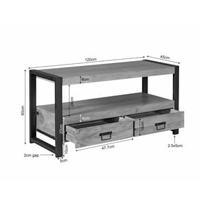 Starfurn tv meubel britt - 45x120x60 cm