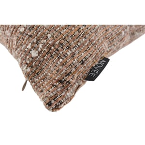 NOVÉE Chenille bruin/terra kussenhoes | | polyester