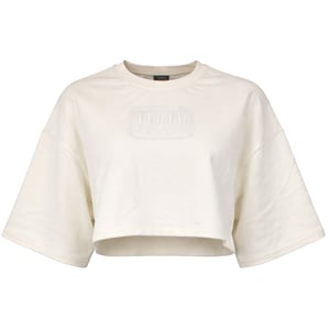 Puma x Rihanna Fenty Crew Neck Womens Beige Crop Top