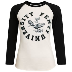 Puma x Rihanna Fenty Bay Raglan Womens Off White Top