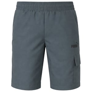 Puma Essentials Woven Mens Grey Cargo Shorts
