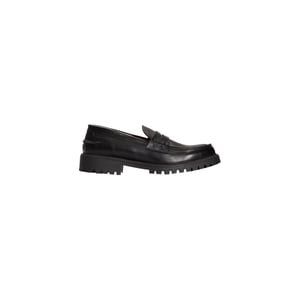 Roberto Pepe Luxe Zwarte Kalfsleren Mannen Loafer