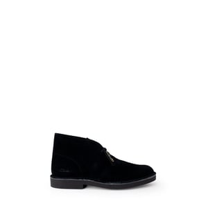 Clarks Zwarte Leren Veterschoenen