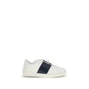 Valentino Garavani Zwarte Kalfsleren Bos Taurus Lage Sneakers