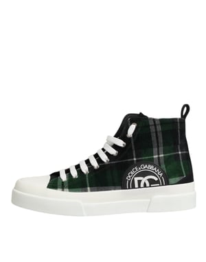Dolce & Gabbana Multicolor DG Logo Heren High Top Sneakerschoenen