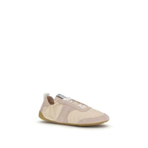 Chloé Beige Nylonsportskor