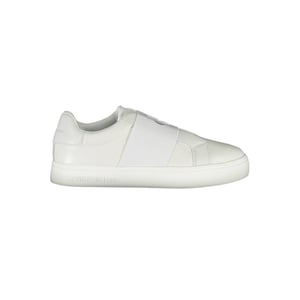 Calvin Klein Bianco Läder Sneaker för Kvinna
