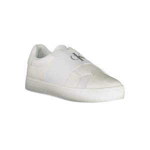 Calvin Klein Bianco Läder Sneaker för Kvinna
