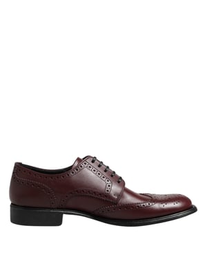 Dolce & Gabbana Bruna Läder Snörskor Derby Dress Shoes