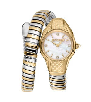 Just Cavalli Women's Snake 316L Stainless Steel Watch