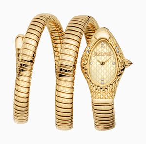 Just Cavalli Women's Snake 316L Stainless Steel Watch