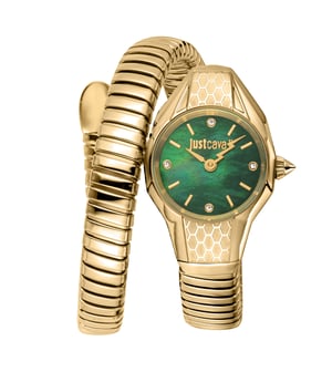 Just Cavalli Women's Snake 316L Stainless Steel Watch