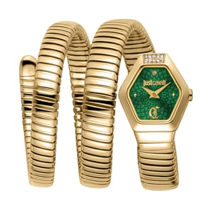 Just Cavalli Women's Snake 316L Stainless Steel Watch