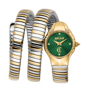 Just Cavalli Women's Snake 316L Stainless Steel Watch