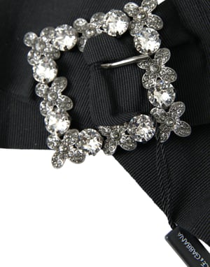 Dolce & Gabbana Svart Swarovski Kristalldekorerad Hårnål