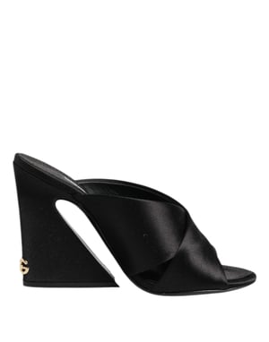 Dolce & Gabbana Zwarte Keira Barok Hakken Sandalen Schoenen