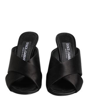 Dolce & Gabbana Zwarte Keira Barok Hakken Sandalen Schoenen
