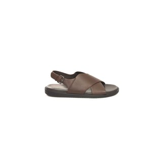 Cerruti 1881 Bruine Rundslederen Heren Sandalen
