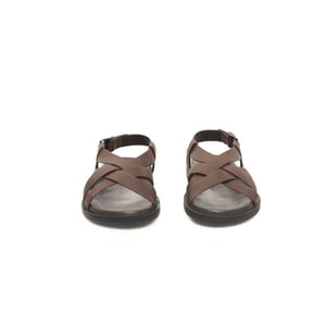 Cerruti 1881 Bruin Rundleer Heren Sandalen
