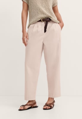 Bugatti Damen Vrijetijdsbroek Modern Fit met plooien