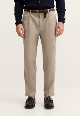Bugatti Herren Chino van katoenmix met stretch