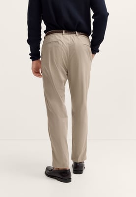 Bugatti Herren Chino van katoenmix met stretch