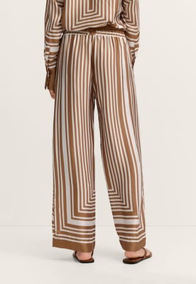 Bugatti Damen Vrijetijdsbroek met grafische print van viscose