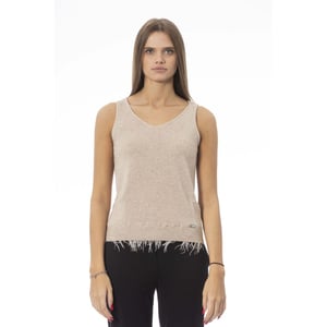 Baldinini Trend Beige Ull Topp för Kvinna